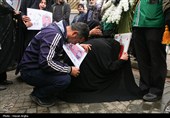 تشییع  پیکر 6 شهید راهدار حملات آمریکایی - صهیونی در زنجان