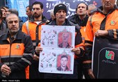 تشییع  پیکر 6 شهید راهدار حملات آمریکایی - صهیونی در زنجان
