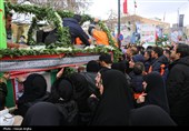 تشییع  پیکر 6 شهید راهدار حملات آمریکایی - صهیونی در زنجان