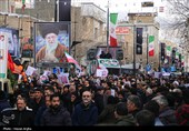 تشییع  پیکر 6 شهید راهدار حملات آمریکایی - صهیونی در زنجان