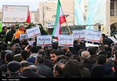 تشییع  پیکر 6 شهید راهدار حملات آمریکایی - صهیونی در زنجان