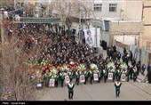 تشییع  پیکر 6 شهید راهدار حملات آمریکایی - صهیونی در زنجان