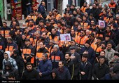 تشییع  پیکر 6 شهید راهدار حملات آمریکایی - صهیونی در زنجان