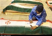 ورود پیکرهای 84 شهید ناو دنا به بهشت زهرا