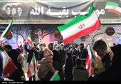 اجتماع شبانه مردم کرمان در میدان کوثر