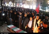 تشییع پیکر مطهر شهید سجاد نادری در شهرکرد