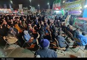 قیام شبانه مردم کردستان/بیعت زیر باران با رهبر انقلاب