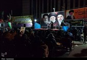 قیام شبانه مردم کردستان/بیعت زیر باران با رهبر انقلاب