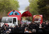 تشییع پیکر 17 شهید حملات آمریکایی صهیونی در اصفهان