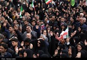 تشییع پیکر 17 شهید حملات آمریکایی صهیونی در اصفهان
