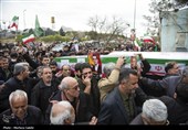 تشییع پیکر 17 شهید حملات آمریکایی صهیونی در اصفهان
