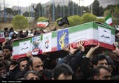 تشییع پیکر 17 شهید حملات آمریکایی صهیونی در اصفهان