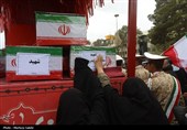 تشییع پیکر 17 شهید حملات آمریکایی صهیونی در اصفهان