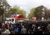 تشییع پیکر 17 شهید حملات آمریکایی صهیونی در اصفهان