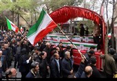 تشییع پیکر 17 شهید حملات آمریکایی صهیونی در اصفهان