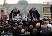 تشییع پیکر 8 شهید حملات آمریکایی صهیونی در قم