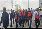 حضور اعضای کمیسیون انرژی مجلس در جزیرۀ خارک