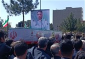 بدرقه باشکوه حافظ امنیت شهید جواد عبدی در بهارستان+فیلم