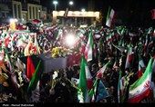 مراسم وداع با شهدای ناو شکن دنا در میدان  تجریش