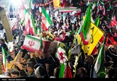 مراسم وداع با شهدای ناو شکن دنا در میدان  تجریش