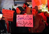 مراسم وداع با شهدای ناو شکن دنا در میدان  تجریش