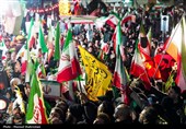 مراسم وداع با شهدای ناو شکن دنا در میدان  تجریش