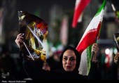 مراسم وداع با شهدای ناو شکن دنا در میدان  تجریش