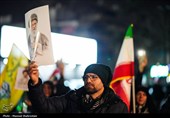 مراسم وداع با شهدای ناو شکن دنا در میدان  تجریش