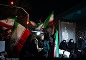 مراسم وداع با شهدای ناو شکن دنا در میدان  تجریش