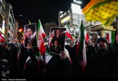 مراسم وداع با شهدای ناو شکن دنا در میدان  تجریش