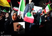 مراسم وداع با شهدای ناو شکن دنا در میدان  تجریش