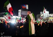 مراسم وداع با شهدای ناو شکن دنا در میدان  تجریش