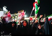 مراسم وداع با شهدای ناو شکن دنا در میدان  تجریش