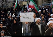 اجتماع بیعت حوزویان همدان با امام سید مجتبی خامنه ای -همدان