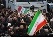 تشییع شهیدان لاریجانی، سلیمانی و دریادلان ناو دنا در تهران - 1