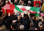 تشییع شهیدان لاریجانی، سلیمانی و دریادلان ناو دنا در تهران - 1