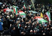 تشییع شهیدان لاریجانی، سلیمانی و دریادلان ناو دنا در تهران - 1