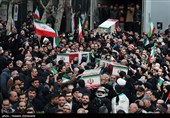 تشییع شهیدان لاریجانی، سلیمانی و دریادلان ناو دنا در تهران - 1