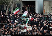 تشییع شهیدان لاریجانی، سلیمانی و دریادلان ناو دنا در تهران - 1