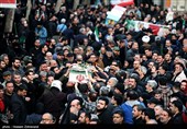تشییع شهیدان لاریجانی، سلیمانی و دریادلان ناو دنا در تهران - 1