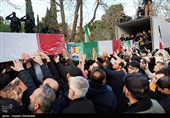 تشییع شهیدان لاریجانی، سلیمانی و دریادلان ناو دنا در تهران - 1