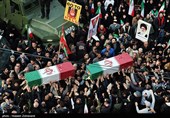 تشییع شهیدان لاریجانی، سلیمانی و دریادلان ناو دنا در تهران - 1