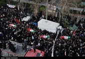 تشییع شهیدان لاریجانی، سلیمانی و دریادلان ناو دنا در تهران - 1