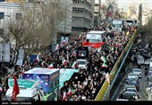تشییع شهیدان لاریجانی، سلیمانی و دریادلان ناو دنا در تهران - 1