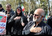 تشییع شهیدان لاریجانی، سلیمانی و دریادلان ناو دنا در تهران - 1