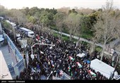 تشییع شهیدان لاریجانی، سلیمانی و دریادلان ناو دنا در تهران - 1