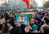 تشییع شهیدان لاریجانی، سلیمانی و دریادلان ناو دنا در تهران - 2