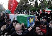 تشییع شهیدان لاریجانی، سلیمانی و دریادلان ناو دنا در تهران - 2
