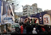 تشییع شهیدان لاریجانی، سلیمانی و دریادلان ناو دنا در تهران - 2