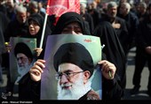 تشییع شهیدان لاریجانی، سلیمانی و دریادلان ناو دنا در تهران - 2